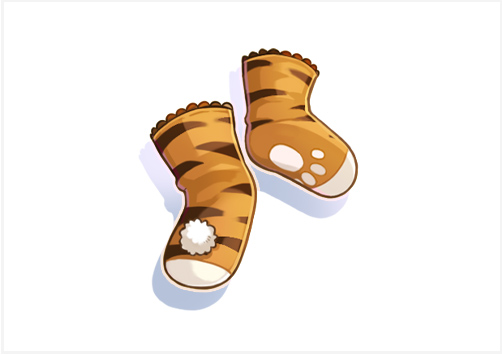 荒ぶる虎んぷるソックス[1]