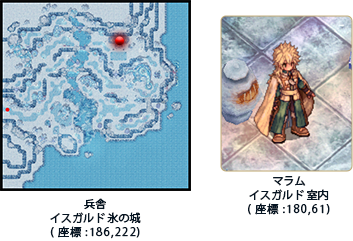 バムダッド 灰色狼の村(座標 : 170 , 131)