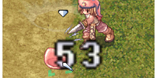 モンスターに攻撃する