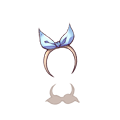 ブルーヘアバンド[0]