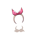 レッドヘアバンド[0]