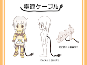 [衣装] 電源ケーブル