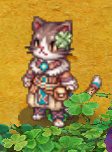 [衣装] クローバーのヘアピン2