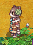 [衣装] クローバーのヘアピン3