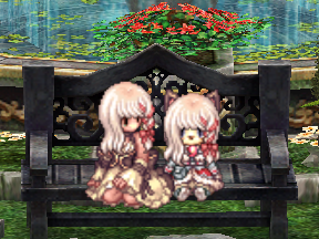 [衣装] リボン編み込みヘア1