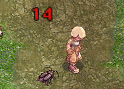 モンスターから受けた攻撃
