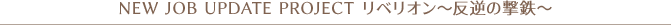 NEW JOB UPDATE PROJECT　リベリオン～反逆の撃鉄～