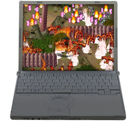 ノートPCでもサクサク遊べる