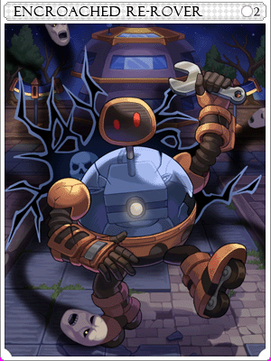 浸食された修理型Vギアカード