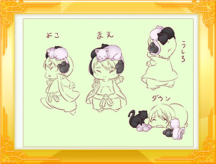 「白と黒の誘惑」　PN:伯魔