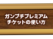 ガンプチプレミアムチケットの使い方