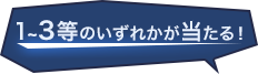 1~3等のいずれかが当たる！
