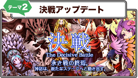 テーマ2：決戦アップデート