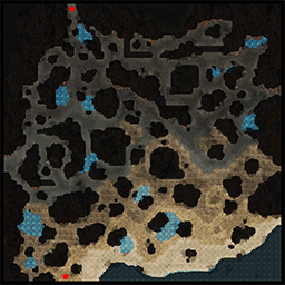 隆起した大地 南部