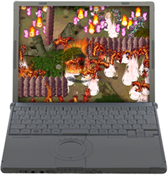 ノートPCでもサクサク遊べる