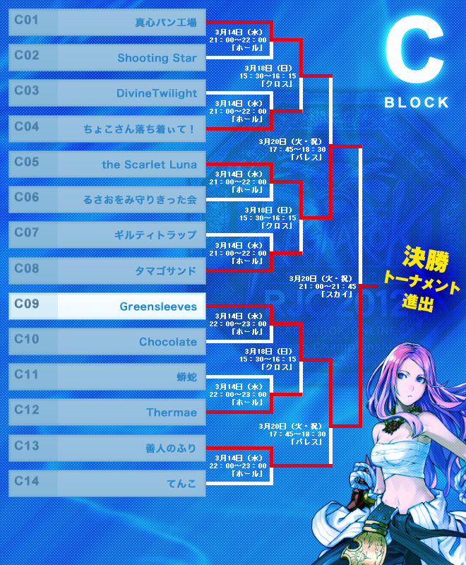 予選トーナメントC