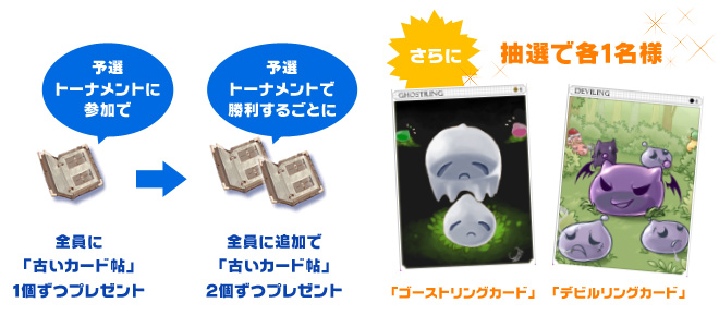 予選に参加するだけでレアカードが当たるチャンス!? 