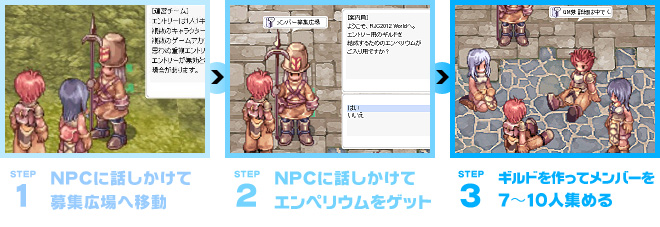 わずか3STEPでエントリー完了！