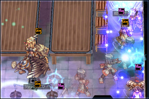 広間で入り乱れての激しいバトルの末Mimir2が勝利の切符を獲得！