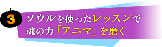 ソウルを使ったレッスンで魂の力「アニマ」を磨く