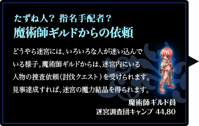 たずね人？　指名手配者？魔術師ギルドからの依頼