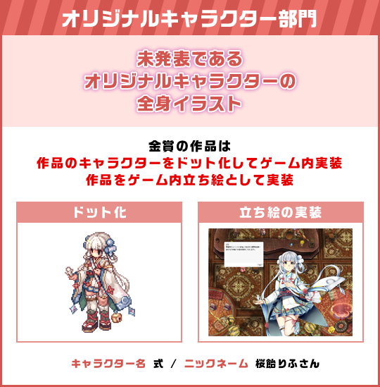 オリジナルキャラクター部門