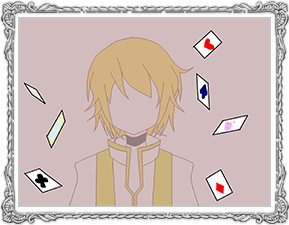 舞い散るトランプ