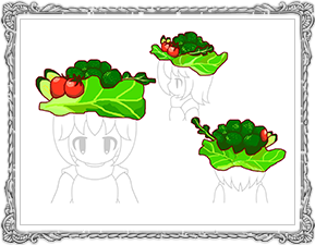 新鮮野菜帽子