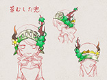 苔むした兜