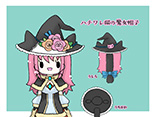 ハチワレ猫の魔女帽子