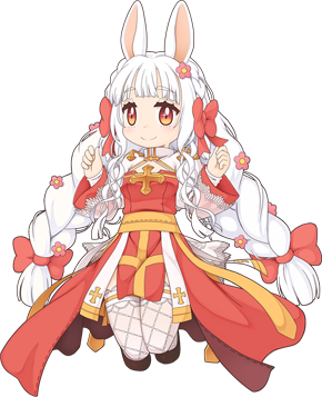 ぴょんぴょんツインおさげ