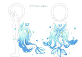 アクアのヒレ飾り