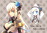 ブルーローズヘアバンド PN:しるれ