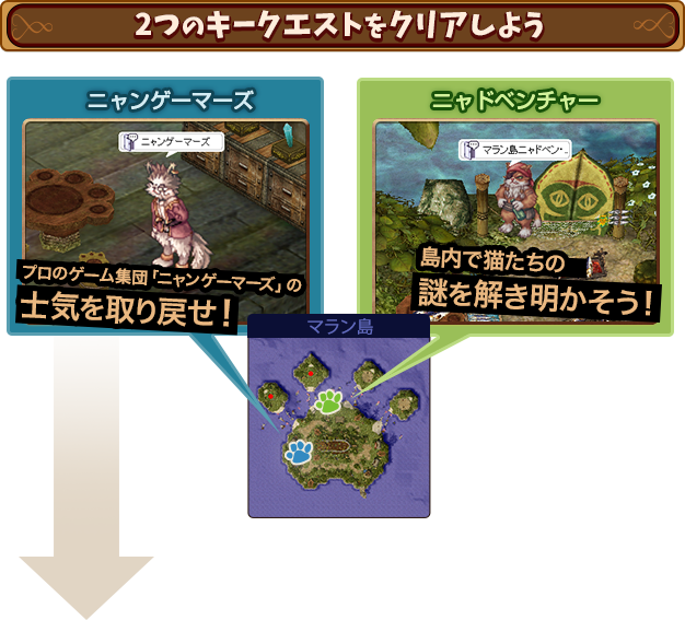 2つのキークエストをクリアしよう