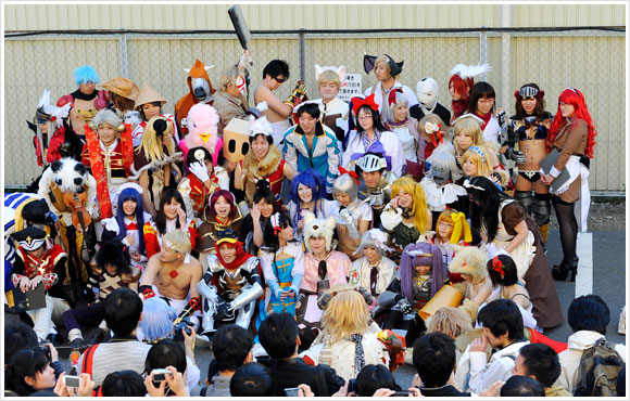 コスプレイヤー集合写真