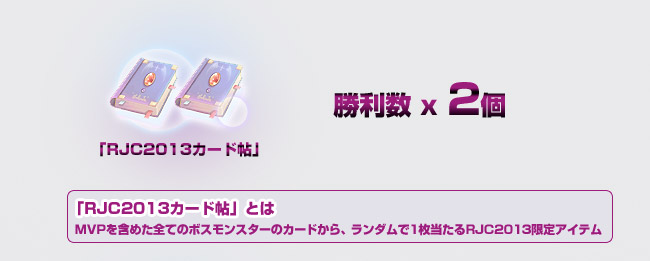 ギルドメンバー賞品