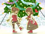ルティエに遊ぶ双子たち PN:みたに