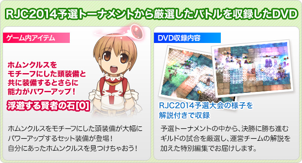 RJC2014予選トーナメントから厳選したバトルを収録したDVD