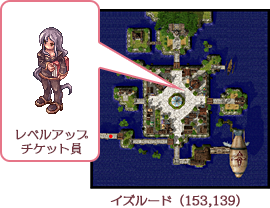 「レベルアップチケット」の使い方