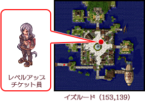 「レベルアップチケット」の使い方